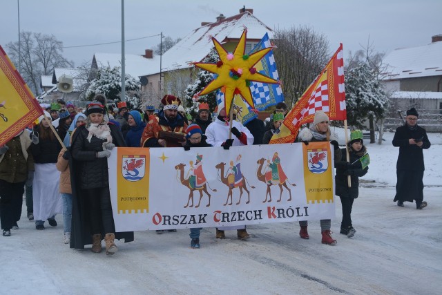 Orszak Trzech Króli w Potęgowie.