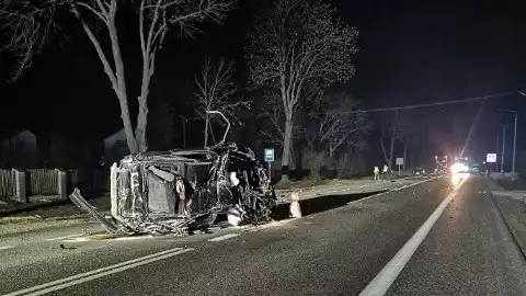 Na miejscu nocnej tragedii w Smogorzowie