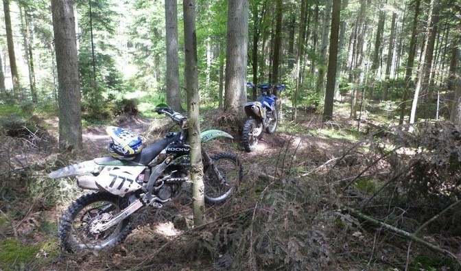 Wjazd quadem lub motocrossem do lasu jest zabroniony