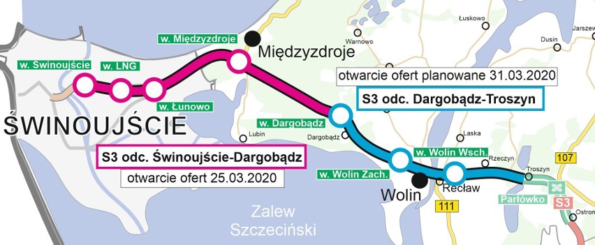 Przebudowa S3. Kto wyremontuje kawałek ekspresówki z Dargobądza do Świnoujścia? Oferty są bardzo drogie 