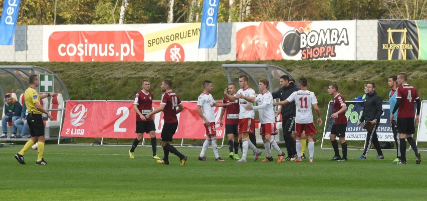 21.10.2017 lodz ul. unii stadion kiejski pilka nozna 2 liga...