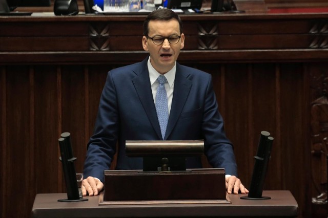 Premier Mateusz Morawiecki do "łódzkich" pytań w ogólnej odpowiedzi się nie odniósł.