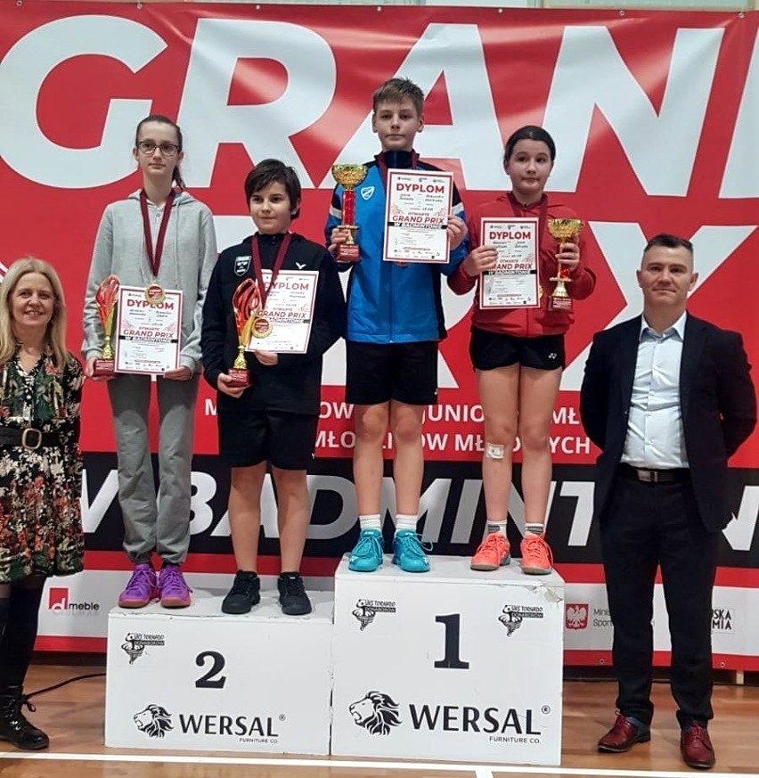 Grand Prix w badmintonie. Dwa razy złoto i dwa razy brąz zawodników SKB Suwałki