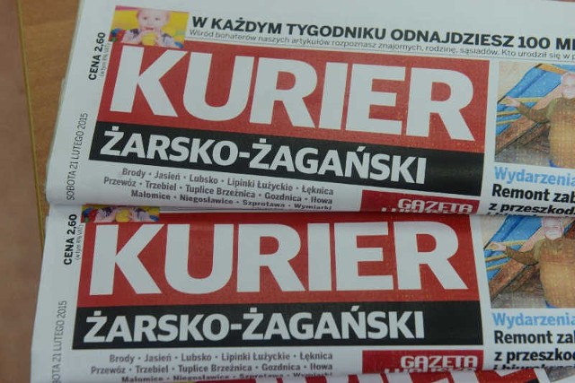 "Kurier ŻŻ" znajdziesz w każdym sobotnim wydaniu "Gazety Lubuskiej"!