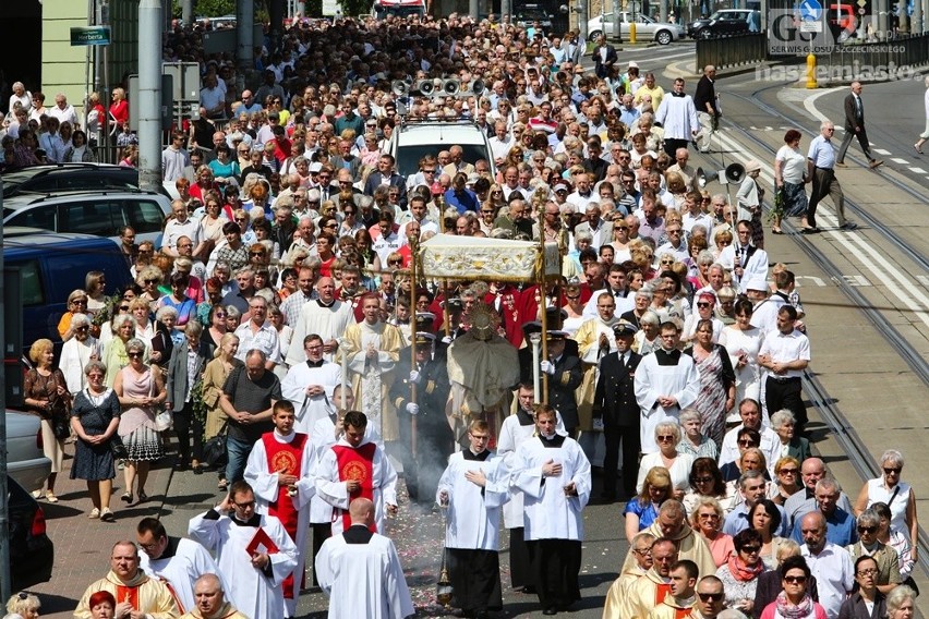 Boże Ciało w Szczecinie. Zobacz zdjęcia z procesji