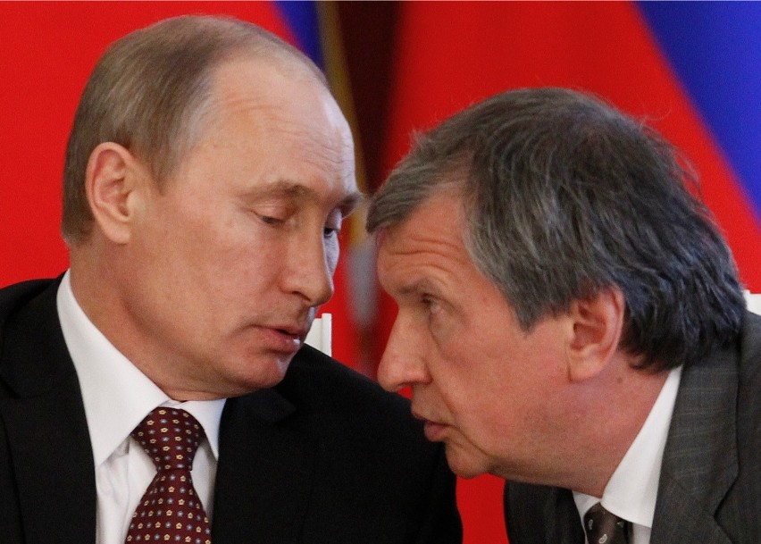 Władimir Putin i Igor Seczin