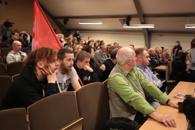 W Słupsku w Akademii Pomorskiej odbyła się też debata na temat uchodźców. Momentami burzliwa.