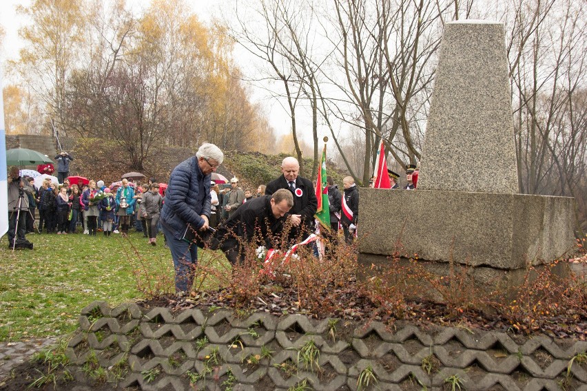 Sosnowiec: uroczystości na Trójkącie Trzech Cesarzy z okazji 11 Listopada [ZDJĘCIA]