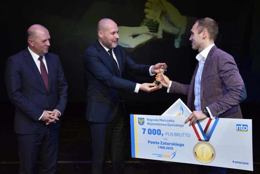 Gala Opolskiego Sportu 2018. Sportowiec Roku Paweł Zatorski,...