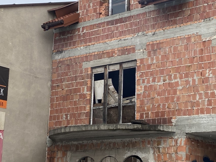 Ogień w opuszczonym budynku przy ulicy Augustiańskiej w...