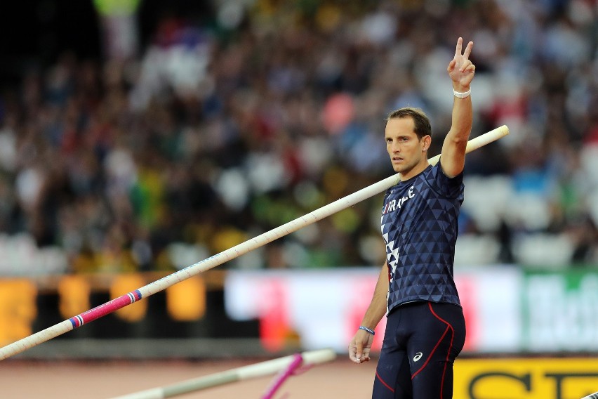 Renaud Lavillenie (Francja) - brązowy medal w skoku o tyczce