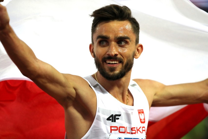 Adam Kszczot (Polska) - srebrny medal w biegu na 800 m