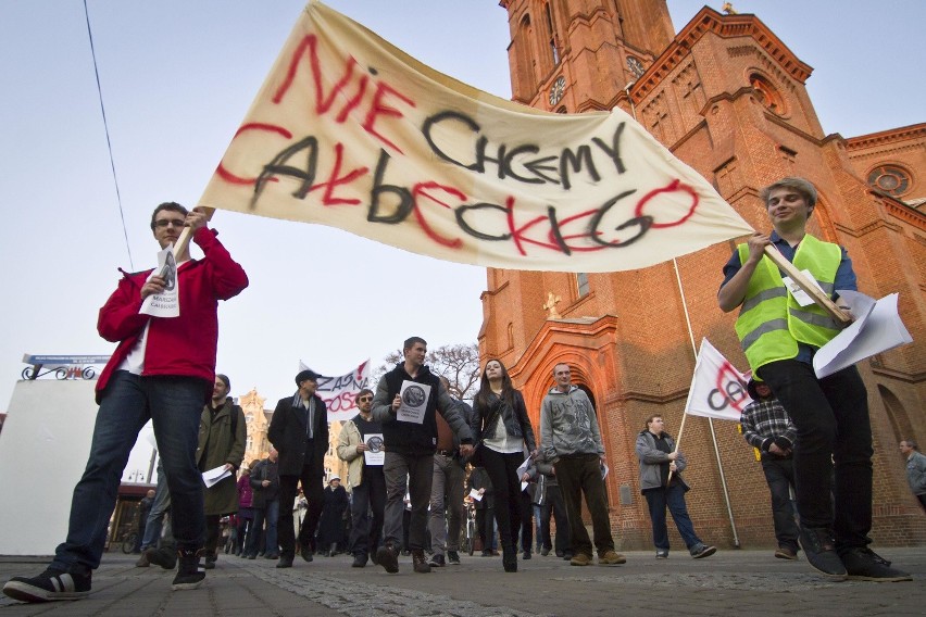 Protest przeciwko Całbeckiemu
Protest przeciwko Całbeckiemu