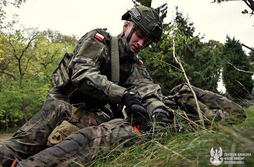 Ratownicy Pola Walki doskonalili swoje umiejętności w toruńskim Centrum Szkolenia Wojsk Obrony Terytorialnej 