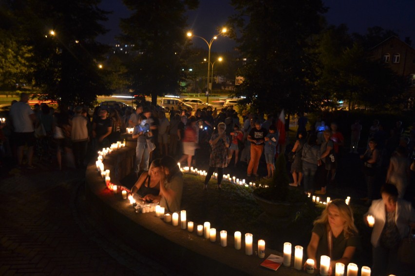 Protest przeciw reformie sądownictwa, Sosnowiec, 20 lipca