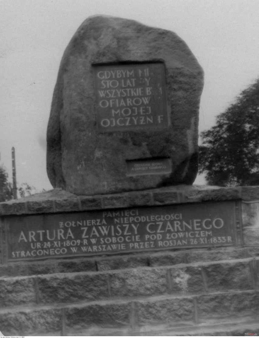 187. rocznica stracenia Artura Zawiszy Czarnego, bohatera pochodzącego spod Łowicza [ZDJĘCIA]