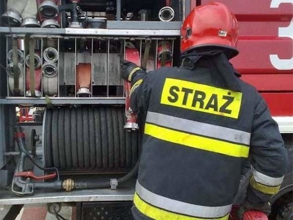 Zapalił się ciągnik na ul. Gdańskiej w Szczecinie