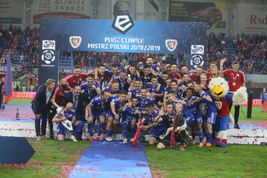 Piast Gliwice mistrzem Polski! Po ostatnim gwizdku sędziego...