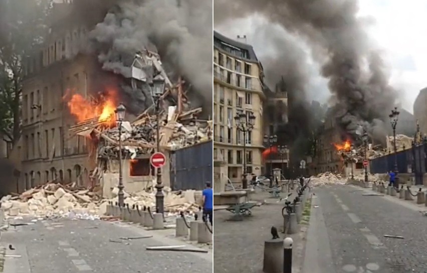 W Paryżu doszło do wybuchu gazu, w wyniku którego kilka...