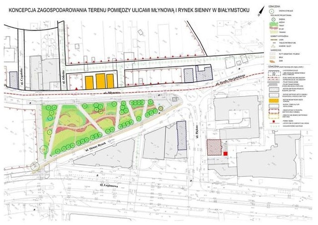 Koncepcja zagospodarowania Rynku Siennego w Białymstoku