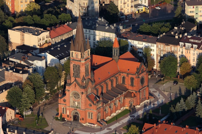 Katedra pw. Wniebowzięcia NMP w centrum Sosnowca