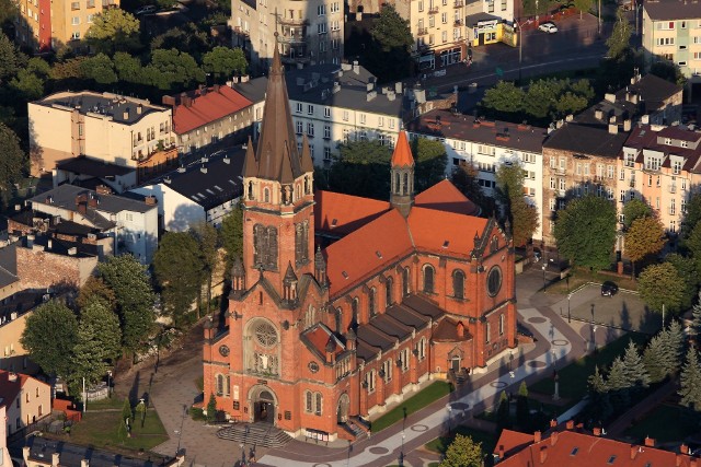 Katedra pw. Wniebowzięcia NMP w centrum Sosnowca