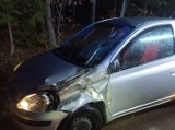 Wypadek na trasie Człuchow - Kiełpinek - samochód osobowy zderzył się z sarną, kobieta trafiła do szpitala | ZDJĘCIA