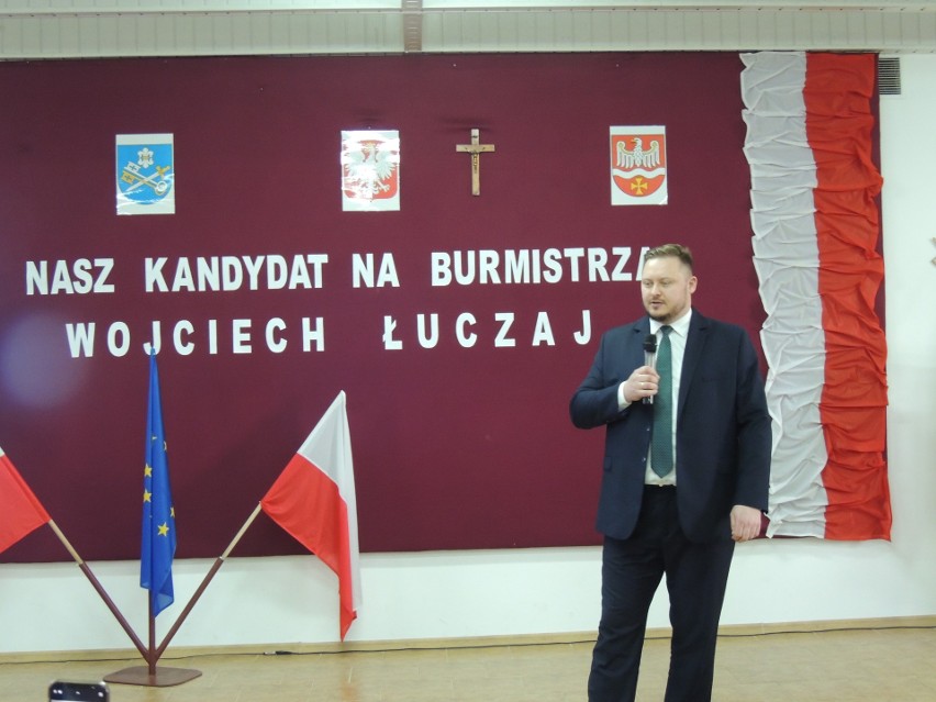 Niedzielna prezentacja kandydatury Wojciecha Łuczaja odbyła...