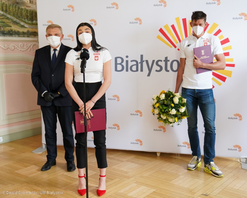 Damian Czykier i Marlena Gola byli gośćmi prezydenta...