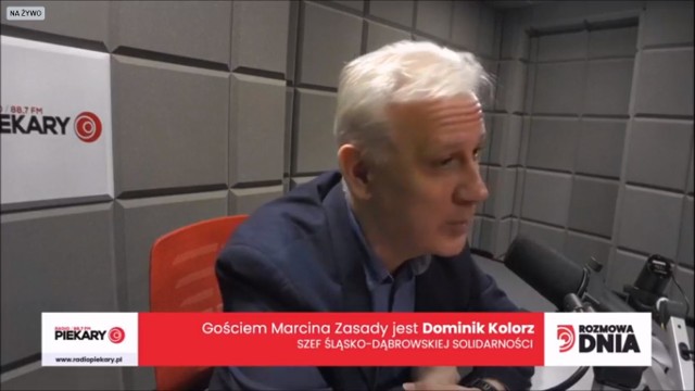 Dominik Kolorz, szef śląsko-dąbrowskiej Solidarności, był dziś, 7 lutego, Gościem Dnia Dziennika Zachodniego w Radiu Piekary.