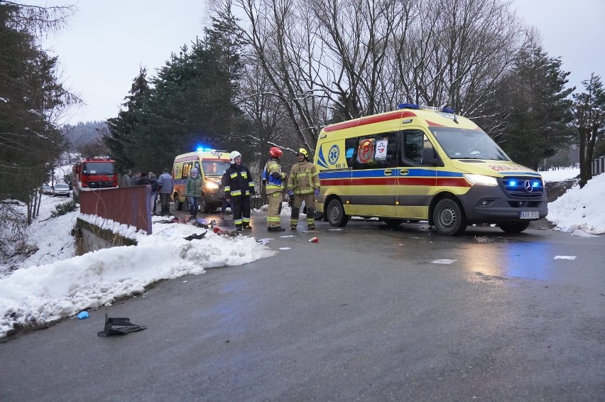 Śmigłowiec LPR przetransportował ciężko rannego do szpitala