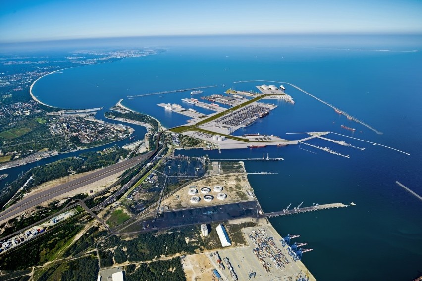 Port Centralny w Gdańsku będzie liczył dziewięć terminali. Ma być jednym z najnowocześniejszych w Europie [wizualizacje]
