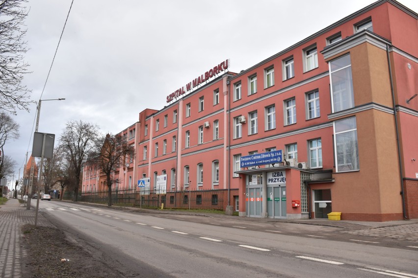 Główny budynek szpitala w Malborku