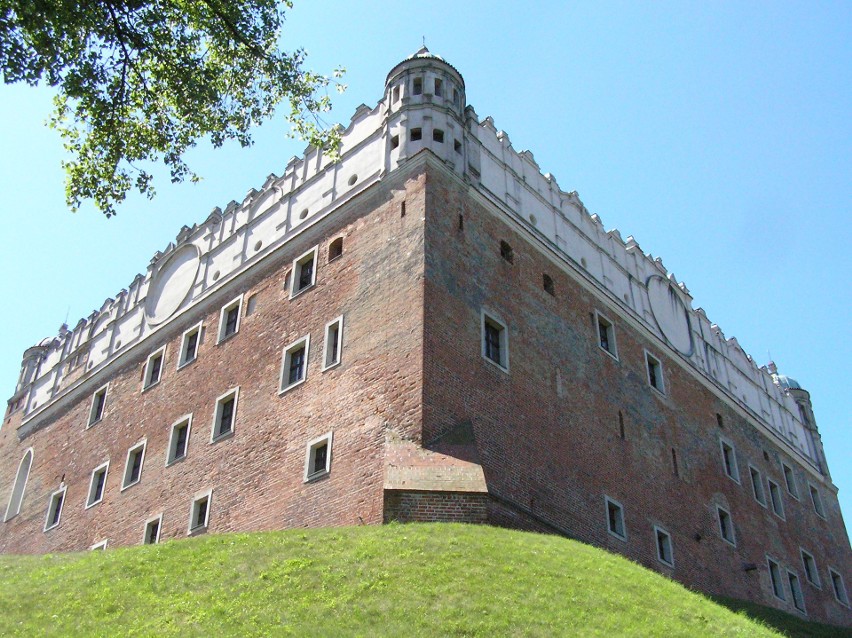 Zamek w Golubiu (dziś w Golubiu- Dobrzyniu) na prawym...