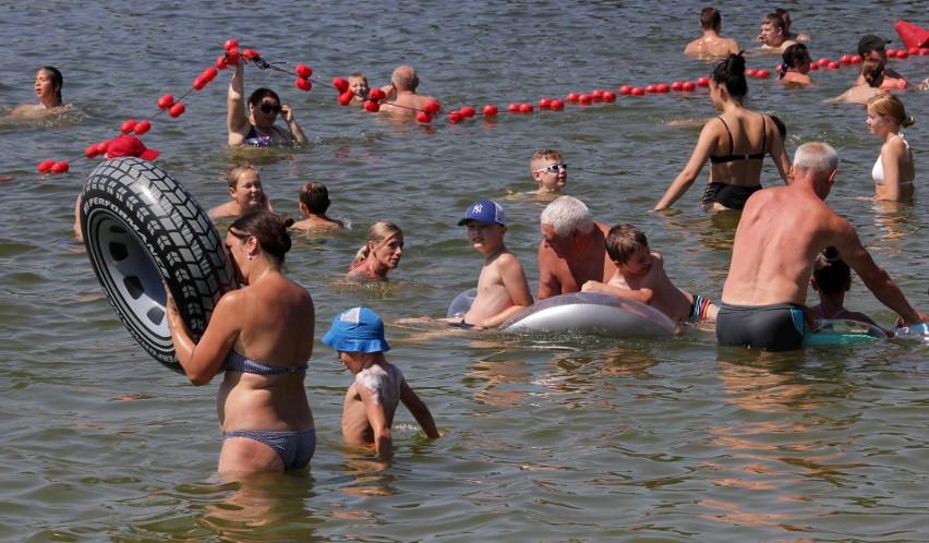 Odwiedziliśmy plażę MORiWu położoną nad malowniczym Jeziorem...