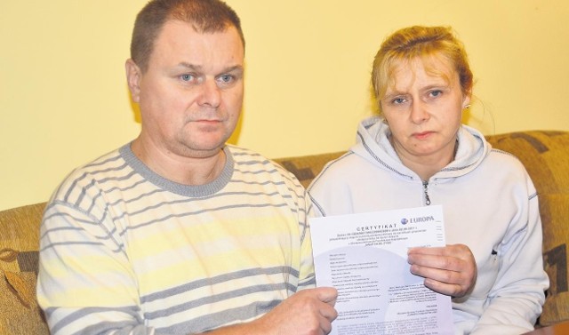 Krzysztof i Jolanta Bielicka liczą, że uda się im odzyskać wpłacone do banku pieniądze