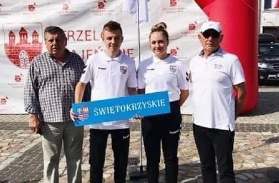 Nasi reprezentanci na Ogólnopolskiej Olimpiadzie Młodzieży w kolarstwie szosowym.