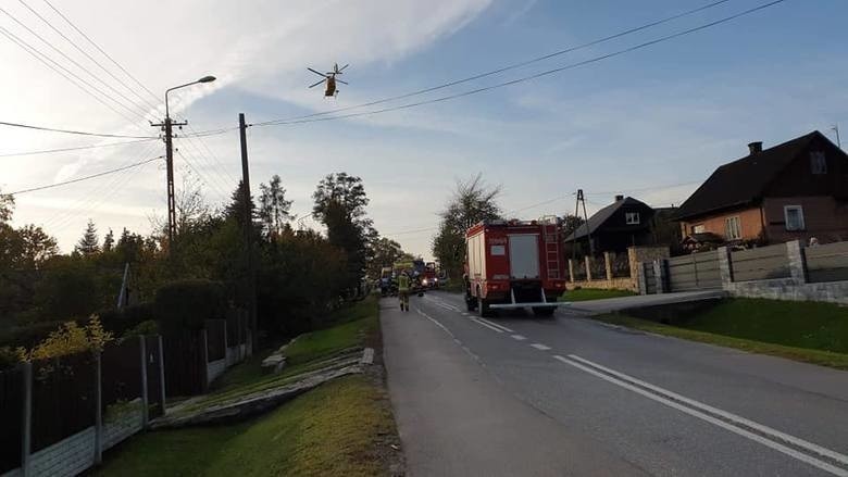 Tragiczny wypadek w Gilowicach. W wypadku zgineła kobieta w...