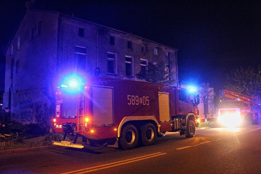 Pożar w Aleksandrowie Łódzkim w kamienicy przy Warszawskiej
