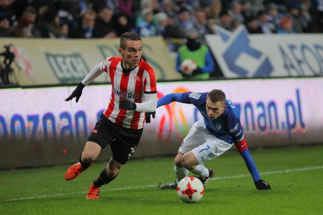 Maciej Gajos (z prawej) już w przerwie został zmieniony.