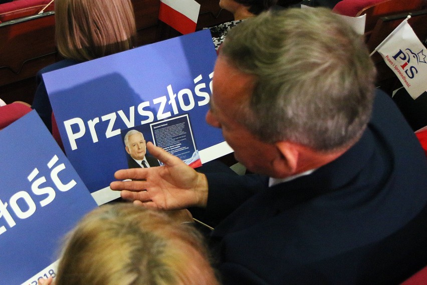 Wybory 2018. Kaczyński i Morawiecki na konwencji PiS w Lublinie. Poparli Sylwestra Tułajewa