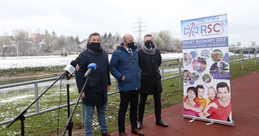 Rozbudowę ścieżek biegowych nad Wisłokiem, wzmocnienie...