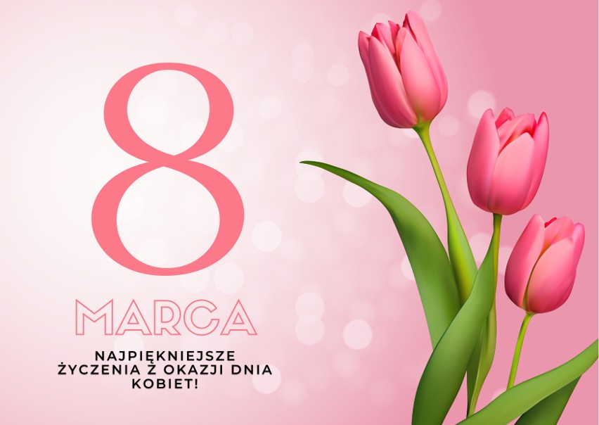 Piękne życzenia na Dzień Kobiet 2024 od serca! 8 marca...