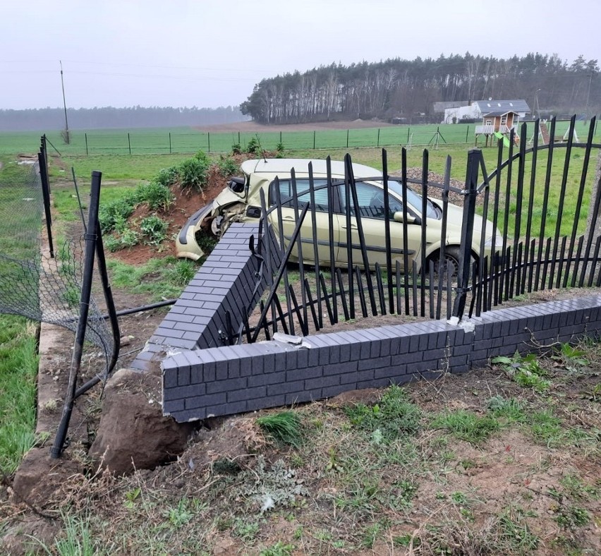Kobieta zniszczyła ogrodzenia posesji w Ojrzanowie w gminie...