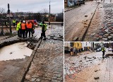 Woda zalała ul. Morską w Gdyni. Na miejscu pracują służby miasta, możliwe utrudnienia w ruchu