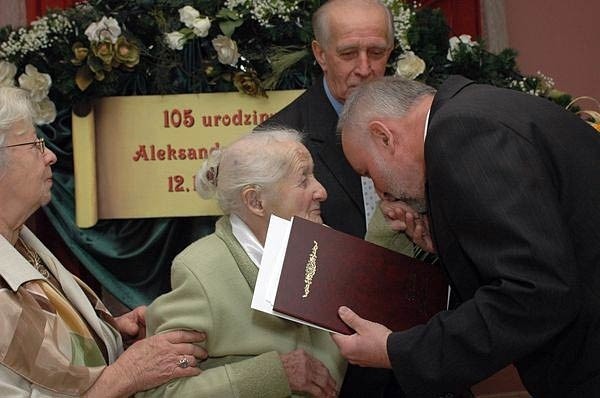Aleksandra Dranka skonczyla 105 lat...