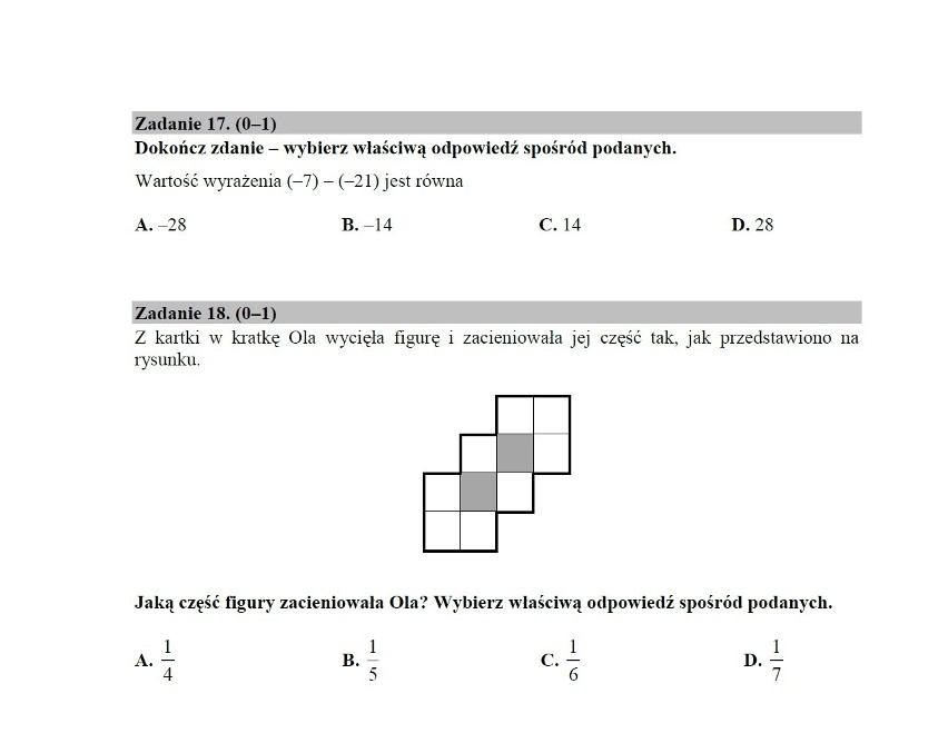 Test szóstoklasisty 2016. Matematyka - jakich błędów unikać? [ARKUSZE, ODPOWIEDZI]