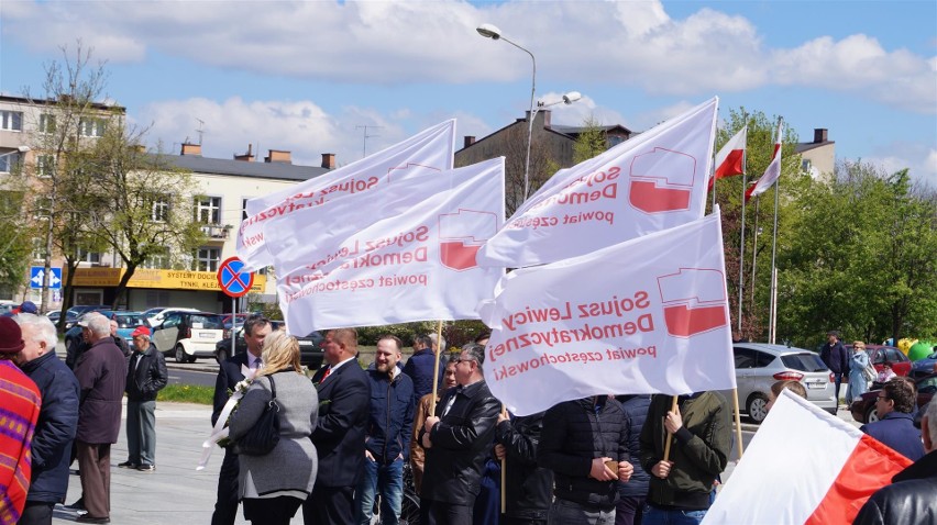 Święto Pracy w Częstochowie. Lewica spotkała sie na Placu...