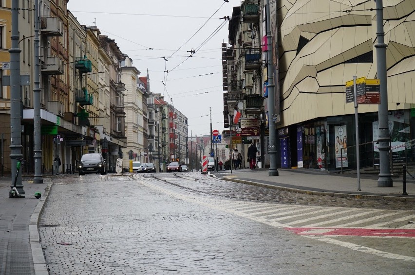 Ulicę Święty Marcin czeka teraz kolejny etap przebudowy