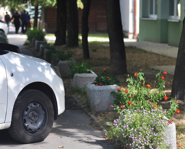 Problemem na tarnobrzeskich osiedlach są chodniki zastawione przez parkujące samochody.